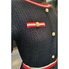 시슬리 클래식 단추 니트 원피스 SAKOC1931 NY
