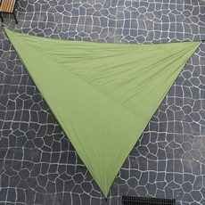 자두나무 자외선차단 방수기능 삼각타프 3M 4M 6M, 삼각타프 국방색 6M