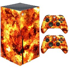 Xbox Series X 콘솔 및 컨트롤러에 맞게 설계된 VWAQ 파이어 스킨 - XSRSX3