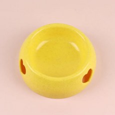 고양이 강아지 그릇 러브 패턴 미끄럼 방지 베이스 먹이 물 디펜, 1.X-Y, B.19.5 25.3 7.8cm, 1개