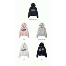 [안양-후아유(엔터)] 여성 패치 크롭 후드집업 셋업 Patch Crop Hood ZipupBrushed_WHMZE4T11FSG