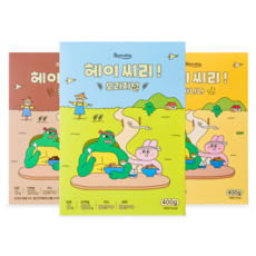 [2SET] 헤이씨리! 다이어트 프로틴 시리얼 400g x 2개 단백질 그래놀라 대용량, 바나나, 오리지널