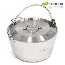 키친아트 스텐 잼팟 9L 인덕션겸용 (뚜껑포함), 1개