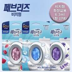 (60일 지속탈취) 페브리즈 화장실용 비치형 탈취제 6.3ml / 냄새재발방지 방향제, 6ml, 1개