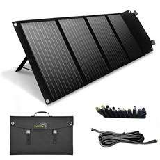 녹원 휴대용 접이식 태양광패널 킴핑용 낚시용 전지판 120W 200W 1개
