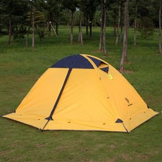 Hillman 힐맨벙커돔 캠핑 힐맨텐트Hillman Journey 2P 야외 폴 4, 밝은 노랑