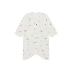 블루독베이비 10 (WH)멀티디노뱀부배내가운 (45170001010) 7359526, 블루독베이비 10 (WH)멀티디노뱀부배내가운 (4517