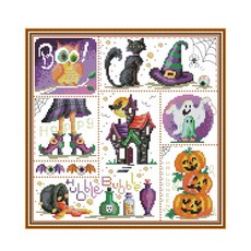 사람실십자수도안