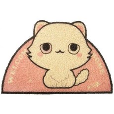 강아지 식기매트 받침대 식탁 패드 고양이 물그릇 반려견 밥그릇 논슬림 23.6x15인치 반려묘 깔때기 매트 방수 PVC 귀여운 먹이 미끄럼 방지 반려동물 식사 그릇 간편한 세척