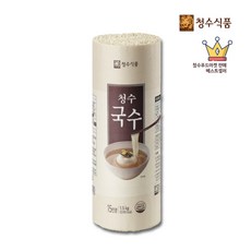 [청수식품] 청수 국수 15인분원통 1.5kg, 1개