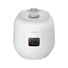쿠첸 더핏 듀얼프레셔 6인용 압력밥솥 CRS-FWK0640W 화이트 가정용밥솥 미니멀