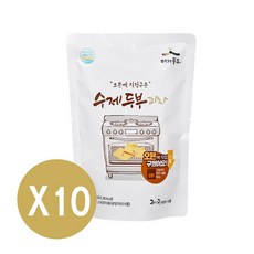 국산 콩 수제 두부과자 110g 10봉, 10개