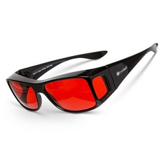 TrueDark Twilights Fitover Blue Light Blocking Glasses to Reduce Eye Strain and UV Glare for Better