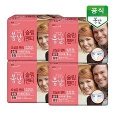 깨끗한나라 봄날 팬티형 슬림 성인기저귀 중형 9p x 4팩, 1set