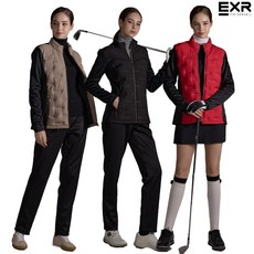 [EXR] 여성 웜 덕다운패딩 트레이닝복 여자트레이닝세트 스포츠웨어 골프복 겨울운동복