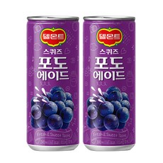 롯데 델몬트 스퀴즈 포도에이드 240mlx30캔, 30캔, 240ml