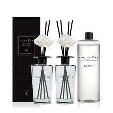 [코코도르] 블랙에디션 디퓨저 500m 2개 + 리필액 500ml, 02_블랙에디션500ml/에이프릴프레쉬 X 2개 + 리필500ml/퓨어코튼