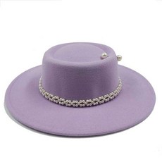 망사진주베레모