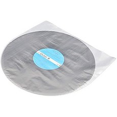 MayRecords Set of 100 12-inch LP record inner bag round sleeve Thickness 0.08mm Antistatic material, 상품명참조