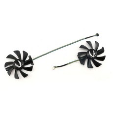 XHSESA 그래픽 카드 냉각 팬 교체용 CF9015H12S 비디오 카드 쿨러 ZOTAC RTX2080ti 2080 트윈 팬 수리 부품 (1세트), 1세트