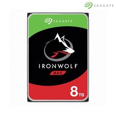 (포)Seagate 8TB IronWolf ST8000VN004 (SATA3/7200/256M), 1 - st8000vn004