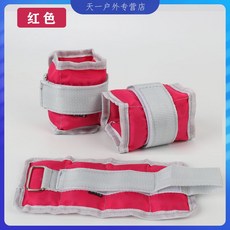 필라테스가방 짐끌기 장비 샌드백 각반 조깅운동 운동 모레주머니 학생 성인 요가 트레이닝 무용 손묶는, T24-레드색 5Kg(2개 총중량)
