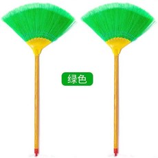 리플 레이스 물 바닥을쓸다 튼튼한 오래사용 빗자루청소 구식의 농촌 환경미화원 묻지않는 머리카락, 팔정 방수 두꺼운 오래사용 형 그린