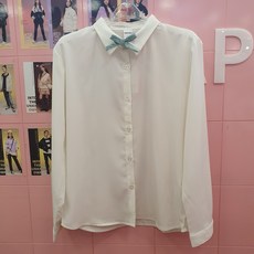 애플핑크블라우스