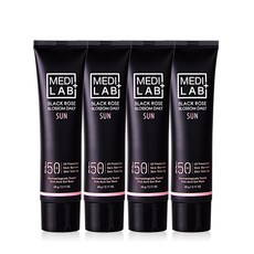 메디 랩 다마스크 장미 블랙로즈 핑크톤업 광채 블로썸 선크림 SPF 50+ / PA++++ (주름개선 미백 자외선 차단 3중 기능성), 4개, 60g