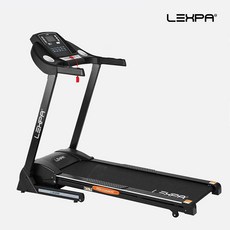 렉스파 런닝머신 YA-4100i 저소음 자동각도조절, 블랙