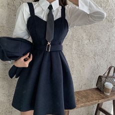 모안나 플레어 나시 미니원피스