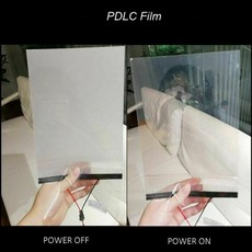 HOHOFILM 맞춤형 스마트 필름 창 스마트 PDLC 매직 전환 가능 투명 화이트, 한개옵션0