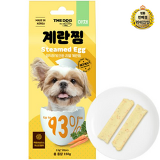 더독 강아지 계란찜 스틱 10p, 야채계란찜, 150g, 8개