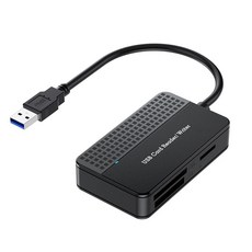 USB 30 C타입 USB 카드 라이터 4 in 1 메모리 스마트 카드 리더 5Gbps 플래시 카드 어댑터 20cm 케이블 SD TF CF MS, 3)Type C Dual Port, 한개옵션2, 04 USB3.0