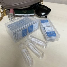 편리한 원데이렌즈 보관함과 흡착봉 세트, 1개, 흰색