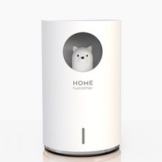 FUCCI 댕댕이 가습기 흰둥이 미니 USB 700ML, 댕댕이 화이트