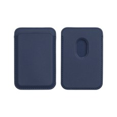 코스매직 갤러플 정품 아이폰 12 맥세이프 가죽 카드지갑, 블루, 1개