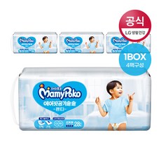  마미포코 공기솔솔 에어핏 팬티 기저귀 5단계(13~18kg) 특대 남아112p 5단계  상품 이미지