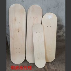 무지 스케이트보드 데크 커스텀 롱보드 색칠 입문용, 1개, 70x20CM 무지보드 바퀴장착