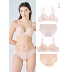 휠라 언더웨어 에센셜 베이직 노와이어 세트 2종 택 F1645F 2SKU