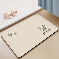 포에이치 집들이선물 4세대 빨아쓰는매트 규조토발매트 1+1, 2.럭키토끼, 2개입