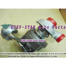 rhf4v vv14 vf40a132 a6460960199 메르세데스 pkw vito 115 111 viano sprinter ii om646 de22 2.2l cdi 용 터보 터보 차저, 1개