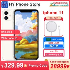 아이폰 애플 아이폰 11 잠금 해제 iOS A13 페이스 ID 12MP 카메라 6.1 인치 무선 충전 아이폰 11 128GB 64GB, [46], 골드