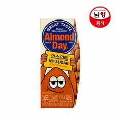 남양유업 아몬드데이 언스위트, 190ml, 24개