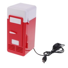 미니 여행 냉장고 usb 냉장고 5v 이중 사용 자동차 냉동고 자동차 usb 냉장고 휴대용 자동차 홈 냉장고 icebox 더 따뜻한 상자, 빨간색