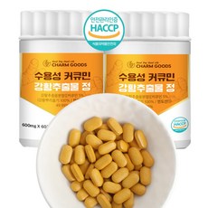 HACCP 인증 체내 흡수 빠른 수용성 커큐민 강황추출물 정제, 3개, 60정