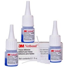 3M 벳본드 조직 접착제 3개세트 1469c 애견미용본드 3M Vetbond Tissue Adhesive, 3개