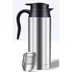 차량용커피포트 대용량 500ml 카포트 다용도 보온컵, 12V 750ML 분리형 전원 공급 장치