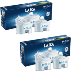 라이카 바이 플럭스 정수기 필터 6개입