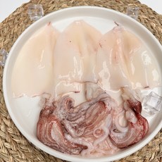 제주 손질 한치 국산 생물 급냉 자연산 한치 500g 1kg, 제주 손질 한치 1+1팩 1kg, 1개